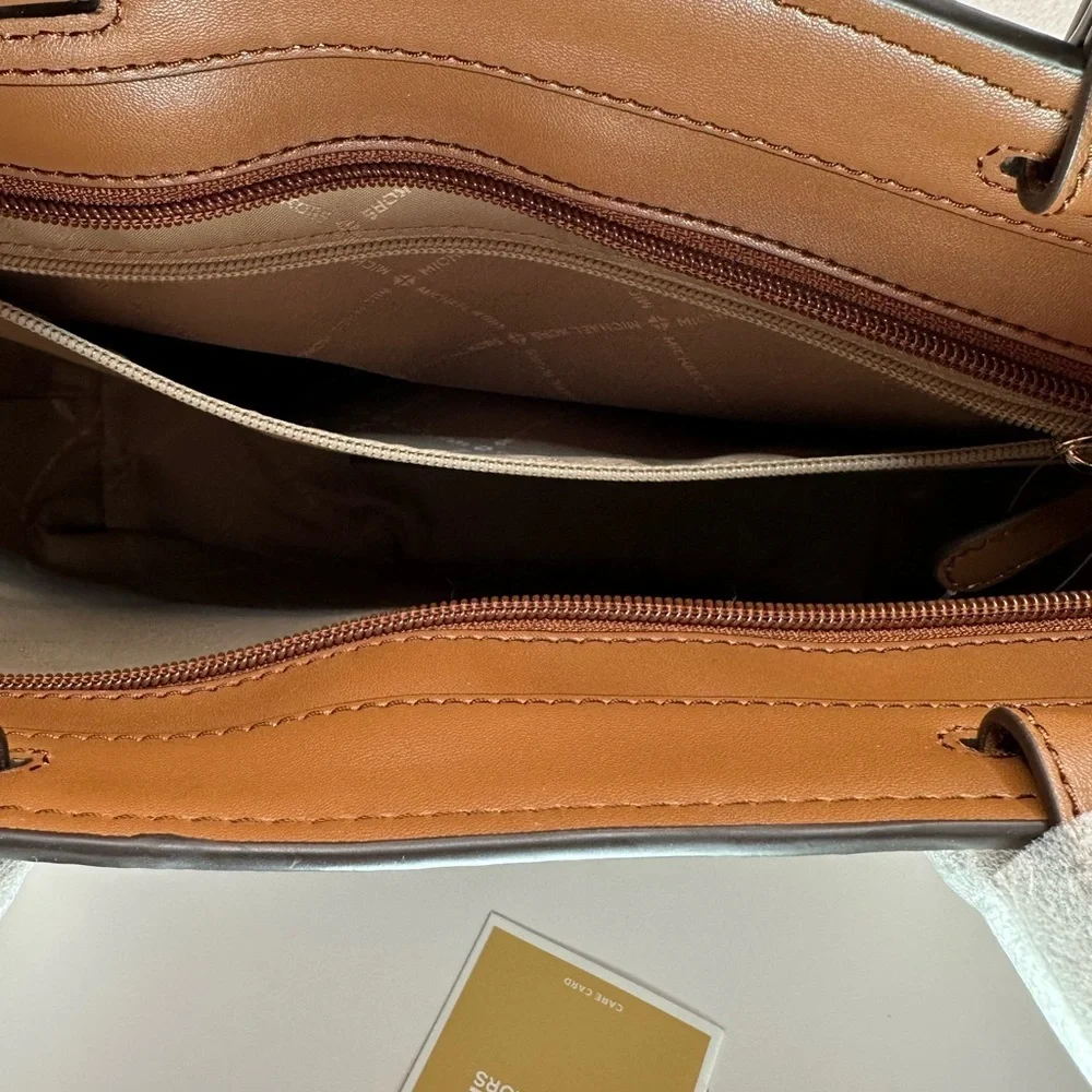 Michael Kors Women's Leather Jet Set Travel Tote Bag Purse NEW - Picture 11 of 12